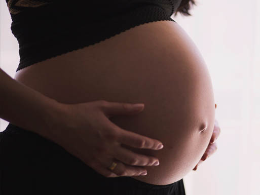 stock photo of a pregnant woman